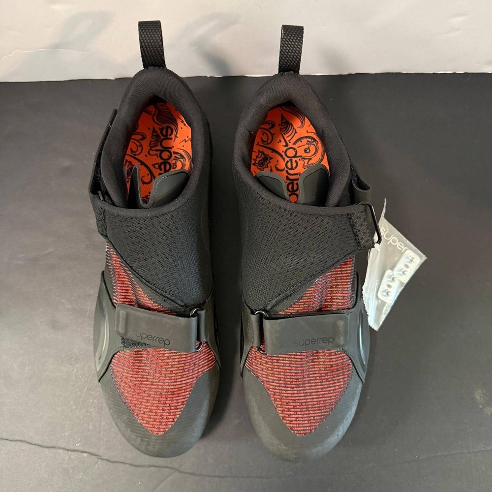 Nike SuperRep Cycle Mens Indoor Cycling Shoes Black Crimson Red 6445008 Size 12 - Picture 9 of 16